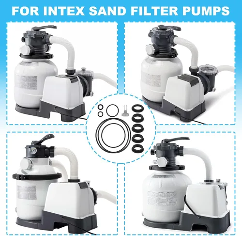 Miniatura 5 de Aillsa Juego de reparación de piezas de bomba de filtro de arena compatible con Intex para bombas de filtro de arena Intex, número de pieza 25013