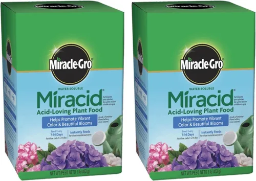 Scotts Company Miracle-Gro 1750011 - Fertilizante soluble en agua Miracid para plantas amantes del ácido, 1 libra (2)