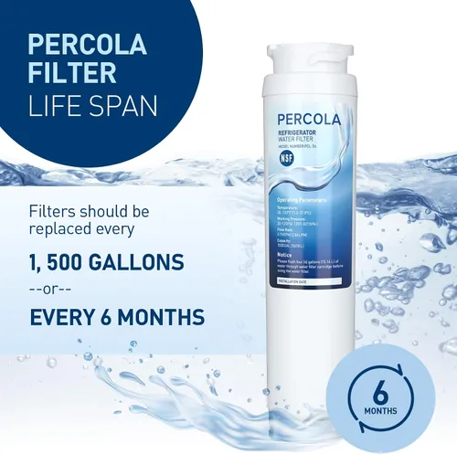 Miniatura 4 de Filtro de agua KWF1000, filtro certificado NSF 42 y 372, repuesto para filtro de agua transparente intensivo Miele 11513640 KWF1000