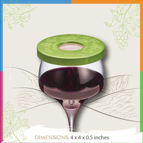Miniatura 4 de Fundas para copas de vino – Mantén a los insectos lejos de copas de vino al aire libre – Úselo como funda para tazas de café, latas de refresco
