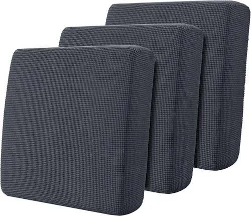 Miniatura 20 de Hokway Funda elástica protectora deslizante para cojines/sofá Gris claro