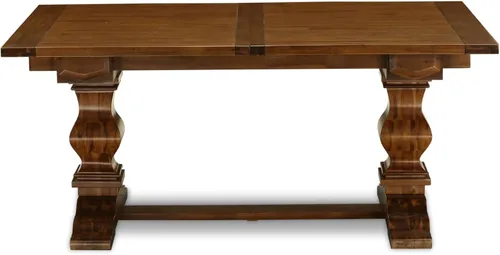 Miniatura 3 de East West Furniture ALAFR7-81-02 Juego de mesa de comedor moderno de 7 piezas consta de una mesa rectangular de madera con hojas extraíbles y 6