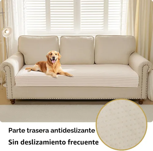 Miniatura 2 de HAOMAIJIA Funda de sofá impermeable lavable para perros, funda mullida para sofá de mascotas, funda gruesa y suave antideslizante para sofá de 3