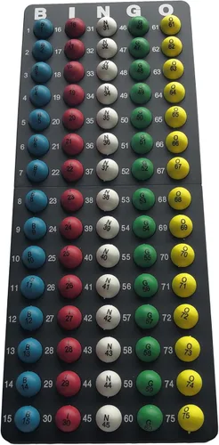 Miniatura 5 de Yuanhe Soporte para bolas de bingo - Bolas de bingo de 7/8 pulgadas, bandeja de tablero maestro, fiestas y noches de juego