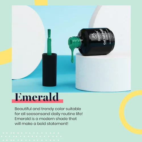Miniatura 104 de Beetles - Esmalte de uñas de gel marrón – 0.5 onzas líquidas de esmalte de gel marrón oscuro, lámpara LED UV para uñas, regalo de manicura para I