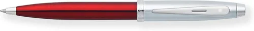 Miniatura 2 de Sheaffer 100 Series Brushed Chrome Cap/Nickel Trim Bolígrafo - Barril Rojo