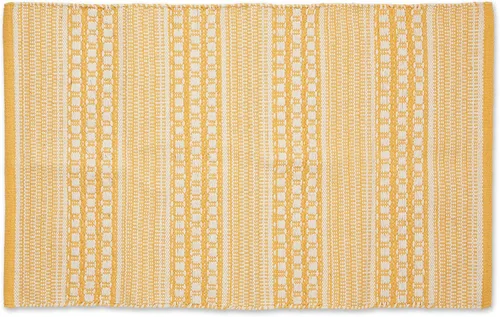 Miniatura 13 de DII Colección Woven Rugs Tejida a mano, 2x3', rayas Dobby de alcachofa
