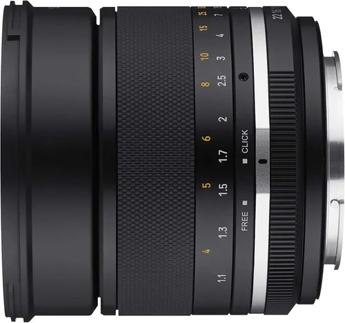 Miniatura 6 de Samyang Lente de teleobjetivo de alta velocidad sellada F1.4 MK2 de 3.346 in para Fuji X, marco completo, enfoque manual suave, Bokeh de 9