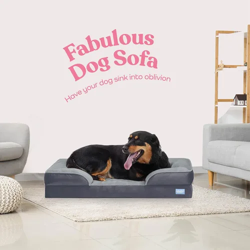 Miniatura 2 de Cama ortopédica para perros tipo sofá - Cama para perros ultra cómoda para perros grandes - Cama para mascotas transpirable e impermeable - Cama