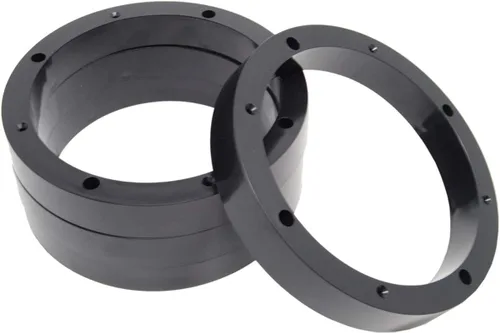 Miniatura 7 de 2 pares de anillos espaciadores de altavoz de plástico de 6.5" - Adaptador de montaje de instalación personalizada de rango medio para subwoofer