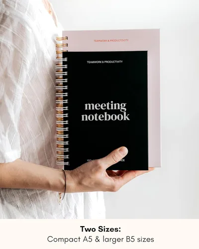 Miniatura 3 de Cuaderno de reuniones Lamare para la organización del trabajo – Cuaderno de trabajo perfecto para tomar notas y planificador de reuniones
