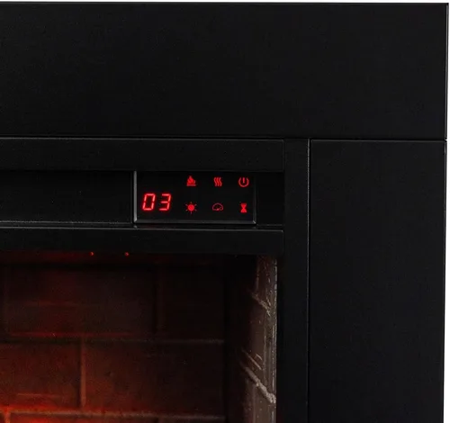 Miniatura 7 de Modern Ember Uptown - Inserto de chimenea eléctrica inteligente de 33 pulgadas con kit de molduras de 3 pulgadas, compatible con Alexa, incluye Kit