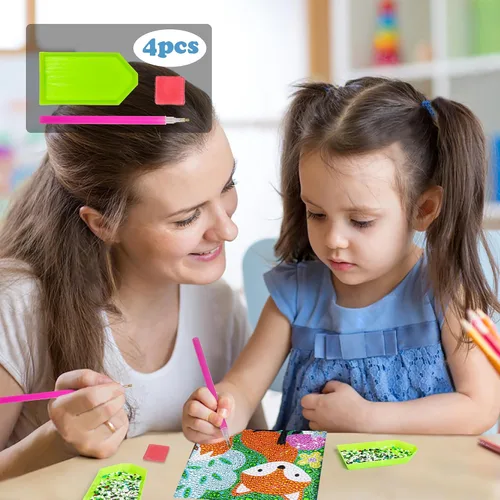Miniatura 2 de QEUOYSS Kits de arte de diamantes 5D para niños principiantes, kits fáciles de artes y manualidades para niños de 8 a 12 años, juego de manualidades