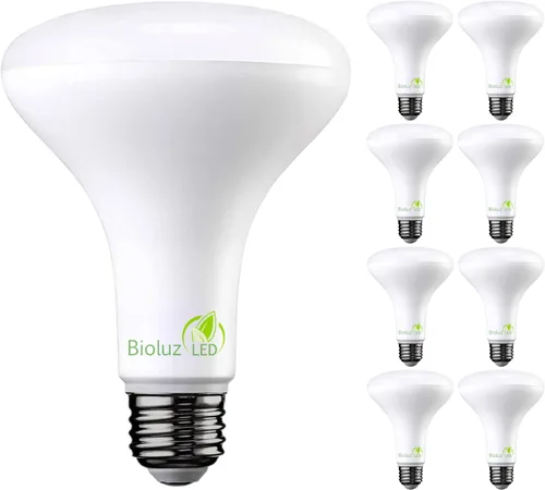 Miniatura 13 de Bioluz LED Paquete de 4 Bombillas LED BR30 Luces de Inundación para Interiores 90+ CRI Equivalente a 65W usa 7.5W 2700K Blanco Cálido 650 Lúmenes