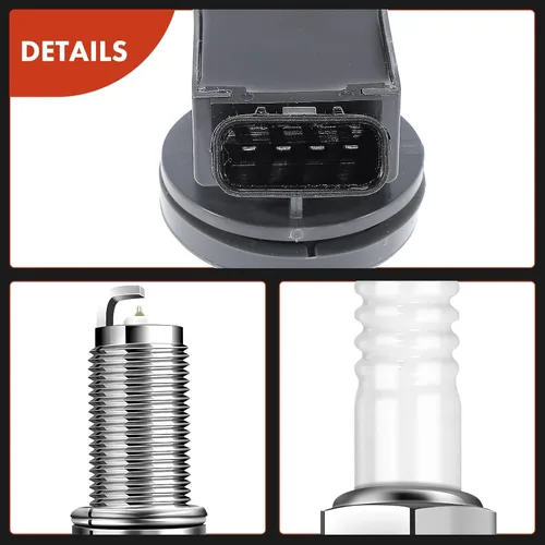 Miniatura 8 de A-Premium Juego de 6 paquetes de bobinas de encendido y bujías de iridio compatibles con Toyota 4Runner 2003-2009, Tundra 2005-2011, 4.0L