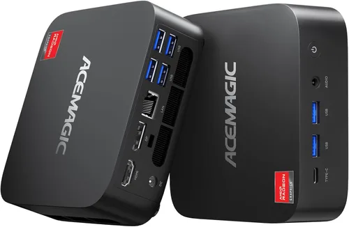 Miniatura 11 de ACEMAGIC V1 Mini PC, 16 GB DDR4 RAM 256 GB SSD Mini computadoras, Twin Lake N150 (Beat N97/N95) PC de escritorio pequeño, 4K Dual