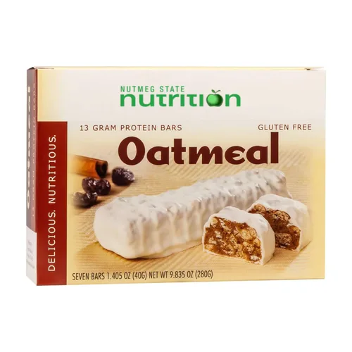 Miniatura 17 de Nutmeg State Nutrition - Barras altas en proteínas, sin gluten, bajas en calorías, ideales para dietas proteicas, 7 porciones por caja