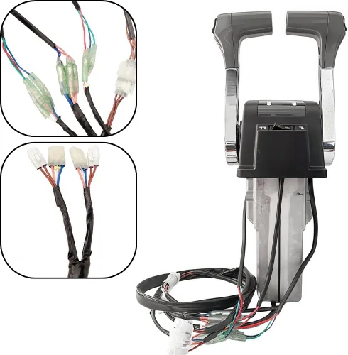 Miniatura 2 de Motor fuera de borda Suzuki DT DF 67200-93J15 Acelerador de control remoto de doble control montado en la parte superior 67200-93E13 compatible