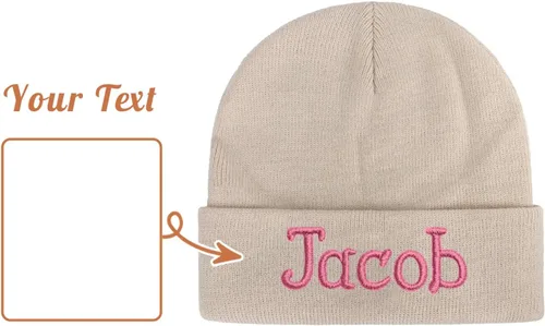 Miniatura 8 de Gorros personalizados para bebés, niñas y niños, gorros bordados personalizados con nombre para bebés, niños y adultos
