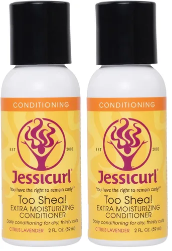 Miniatura 7 de Jessicurl, Too Shea! Acondicionador extra hidratante para cabello rizado, Island Fantasy, 8 onzas líquidas, acondicionador sin enjuague para cabello