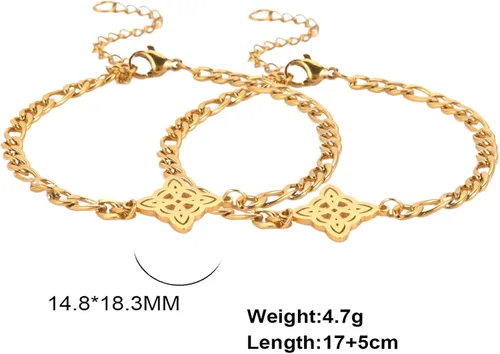 Miniatura 48 de Pulsera de nudo de bruja, nudo celta, símbolo de Wicca pagana, nudo mágico, pulsera de joyería de brujería, pulsera de acero inoxidable ajustable