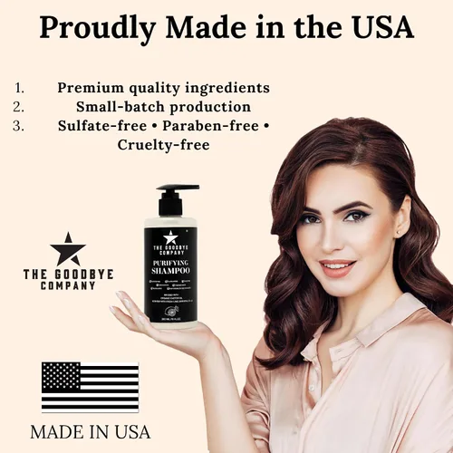 Miniatura 7 de The Goodbye Company Champú acondicionador de aceite de ricino, limpieza suave e hidratación ligera, aloe vera karité botánico, sin sulfato sin