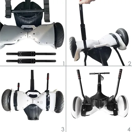 Miniatura 4 de Correas de fijación de asiento Hoverboard con protectores, correa ajustable para carrito de aeropatineta, correas de repuesto para aeropatineta, 4