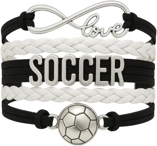 Miniatura 8 de Sportybella - Pulsera de fútbol ajustable, regalo para jugadores