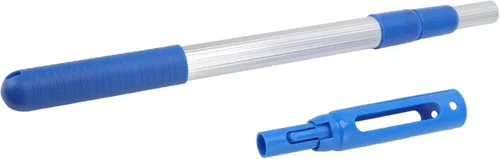Miniatura 4 de Accesorios de limpieza de postes de piscina 3 secciones de red de pesca Cepillos Rastrillos cabezas Skimmers manga poste telescópico rastrillos