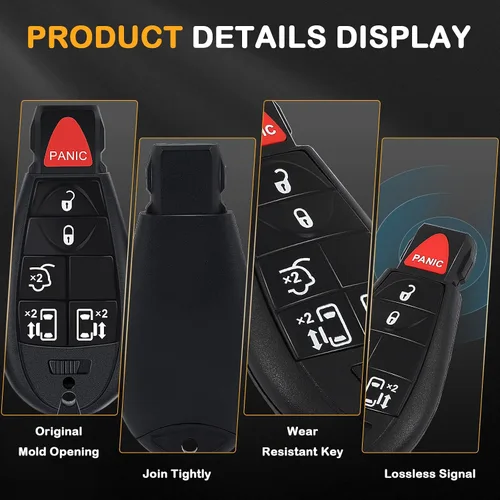 Miniatura 3 de Control remoto de entrada sin llave para Chrysler Town & Country para Dodge Grand Caravan para V-olkswagen Routan 2008-2018 M3N5WY783X IYZ-C01C