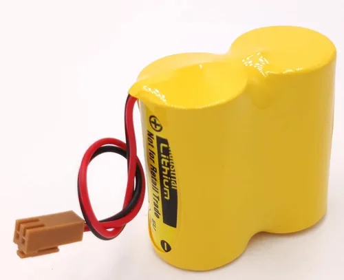 Miniatura 4 de 5000mAh BR-CCF2TH 6V PLC Batería de litio de repuesto con enchufe para Fanuc A98L-0001-0902 A98L-0031-0006