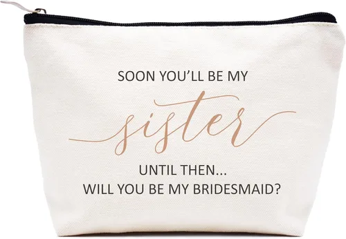 Miniatura 100 de LIBIHUA Obtener regalo de boda - Bolsa de maquillaje bolsa de cosméticos bolsa de viaje, Beige, 10-En Mi Madre del Pájaro