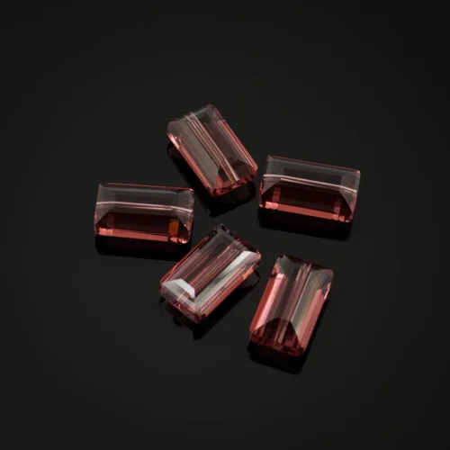 Miniatura 3 de 25 piezas Adabele cuentas austriacas de cristal facetado de 14 mm, rectangulares sueltas, amatista, compatibles con cristales Swarovski Preciosa