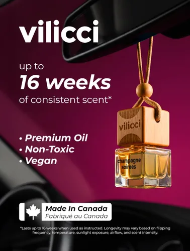 Miniatura 3 de Vilicci Ambientador de coche Lujoso difusor colgante Difusor de coche colgante premium Fragancia de larga duración para automóvil 1 botella
