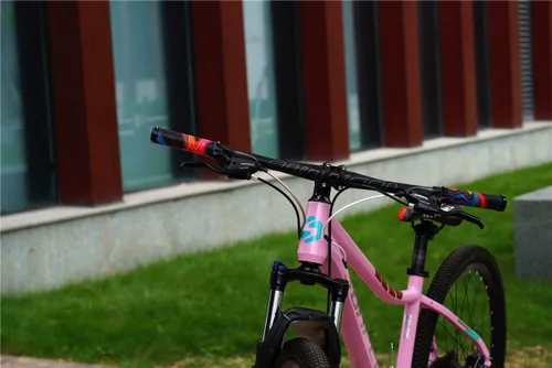 Miniatura 7 de Chooee - Puños de bicicleta de silicona, puños de manillar de gel de sílice con bloqueo para bicicleta de montaña MTB