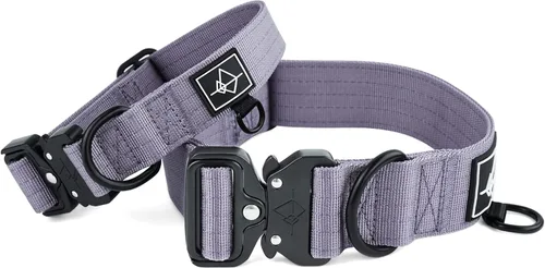 Miniatura 2 de Made to ROAM Collar para perro de alta calidad, ajustable, de nailon resistente con hebilla metálica de liberación rápida