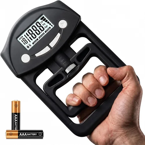 Probador de fuerza de agarre, dinamómetro de agarre de mano, probador electrónico de fuerza de agarre de mano, medidor de ejercicio de mano, medidor