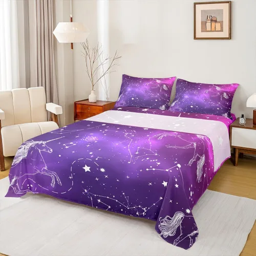 Miniatura 19 de Castle Fairy Juego de sábanas de motocross tamaño twin, juego de ropa de cama verde con diseño de panal ombré, decoración de habitación de niños