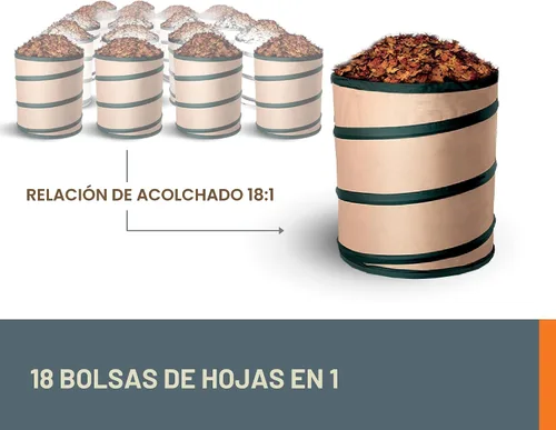 Miniatura 4 de WORX WG509 Trivac de 12 amperios, soplador de hojas eléctrico 3 en 1, aspirador de hojas y trituradora de hojas para el cuidado del césped