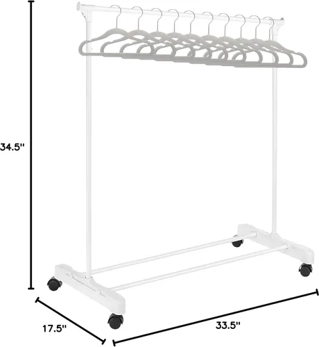 Miniatura 8 de Colgador para ropa de niños - Organizador de ropero para niños - Con colgadores de terciopelo para ropa de niños (Incluye 10 colgadores para niños)