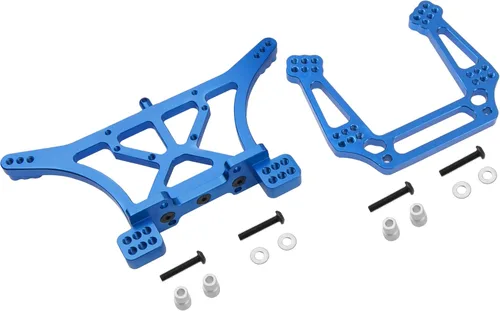 Miniatura 2 de ShareGoo - Soportes de torre de choque delanteros y traseros de metal, parte de actualización de 3638 3639, compatible con Traxxas Slash 2WD Rustler