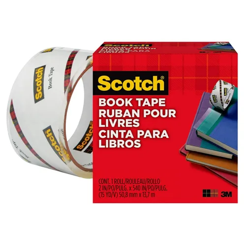 Miniatura 3 de Scotch Book Tape 845-R, 2 pulgadas x 540 pulgadas, 1 rollo/paquete (845-R2)