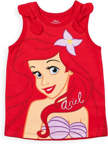 Miniatura 3 de Conjunto de camiseta de tirantes y pantalones cortos de rizo francés con dobladillo de delfín de Disney Junior para bebés hasta niños grandes