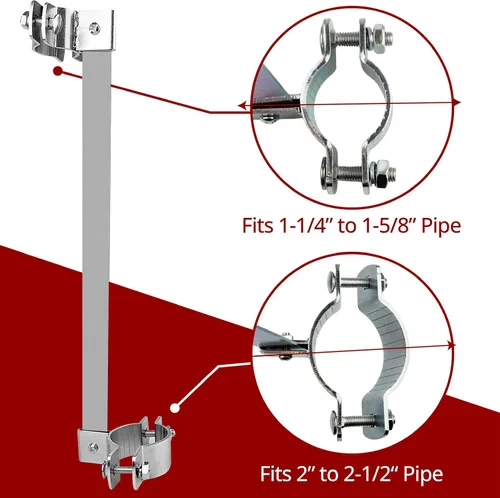Miniatura 2 de Cierre automático de puerta con barra de acero resistente, bisagras de puerta de cierre automático, ideal para puerta de metal en el aire libre como