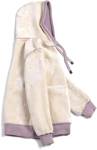 Miniatura 6 de Haellun - Sudadera con capucha con forro de vellón de sherpa, abrigado, de invierno y de estilo informal para mujer