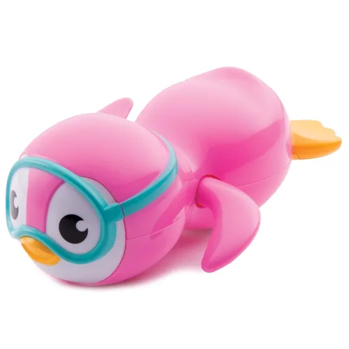 Pingüino de juguete para baño y nadar, de Munchkin Wind Up, Rosado