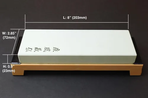 Miniatura 6 de Yoshihiro Afilador de cuchillos japonés Toishi de grado profesional (grano 400)