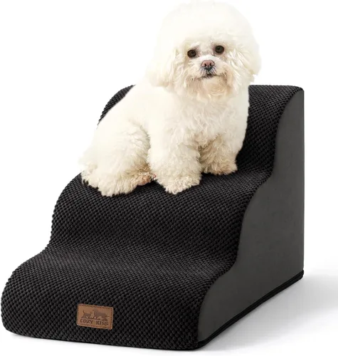 Miniatura 41 de COZY KISS Escaleras para perros pequeños de 11.8 pulgadas de alto, escalón curvado para cachorros, gatos mayores, rampa mediana para mascotas