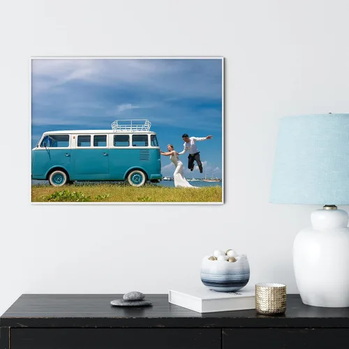 Miniatura 5 de Dargr Arte de pared personalizado desde tu teléfono, impresiones en lienzo personalizadas para familia, vacaciones, festivales, póster enmarcado