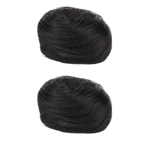 Miniatura 8 de 2 extensiones de moño de cabello, accesorio de peluca, extensiones de cabello rizado y ondulado, extensiones de cabello recogido, extensión de moño